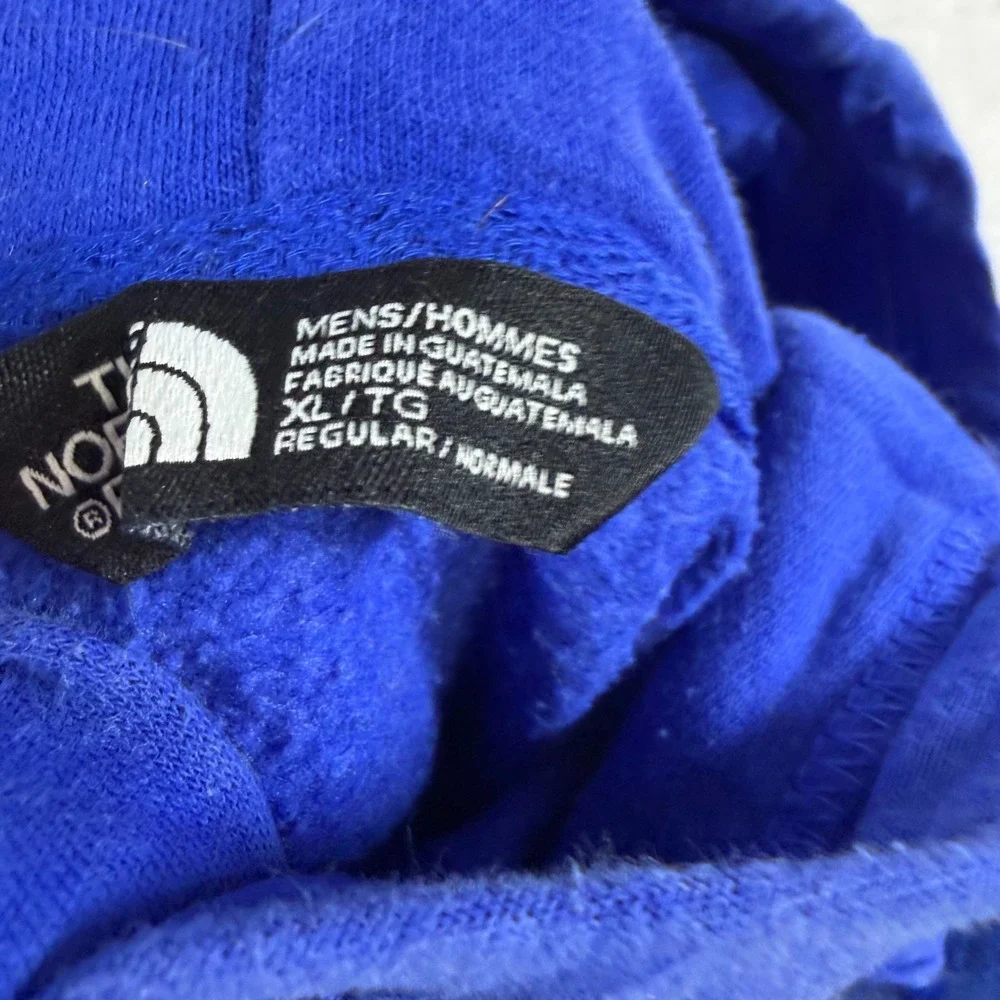 The North Face Mens Half Dome Pullover Hoodie Blue XL Logo Sweatshirt 8010